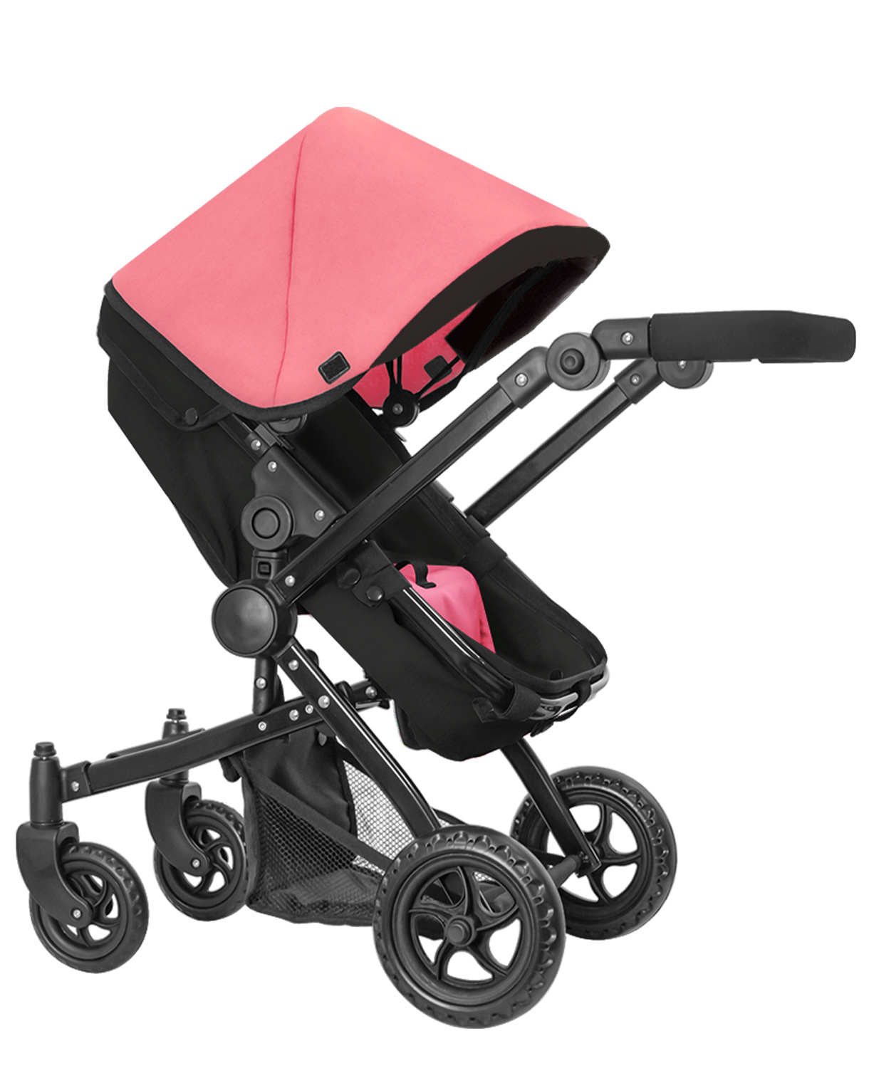 Коляска для кукол Maestro 2 в 1 Устойчивое шасси и поворотные передние колёса для легкой управляемости. 